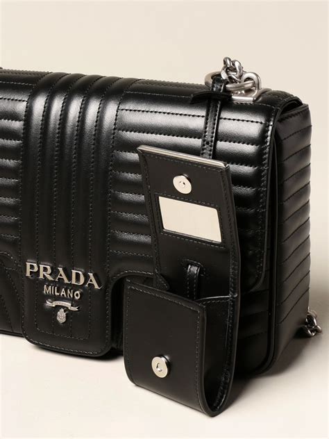 prada borsa a tracolla inpelle trapuntata|borse a tracolla prada.